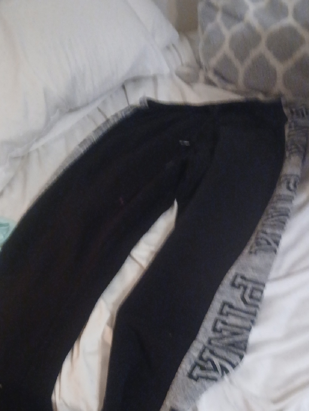 PINK Victoria's Secret Black Lounge Pants